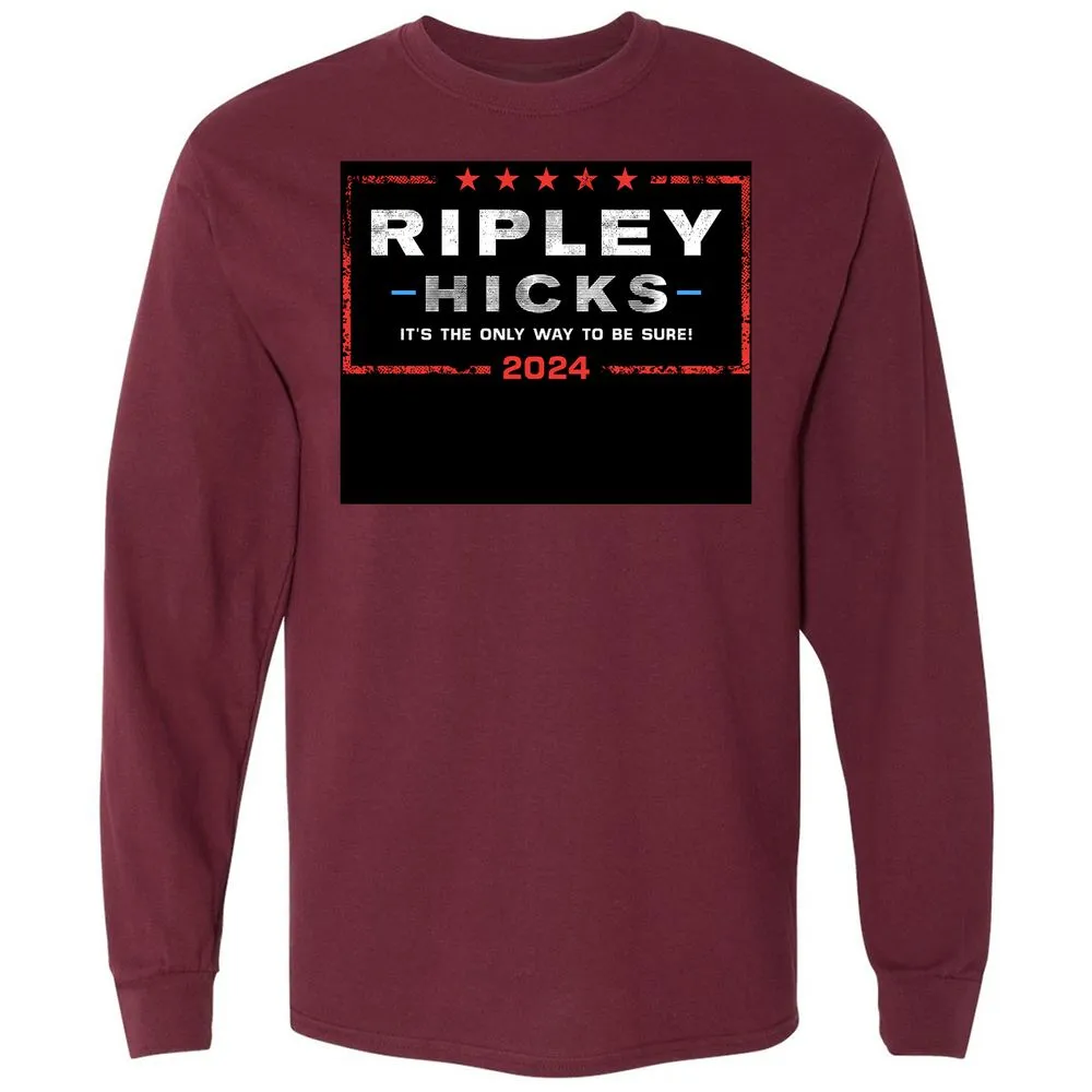 Long Sleeve T-Shirt - 4YYQ8D86 - Maroon - 11