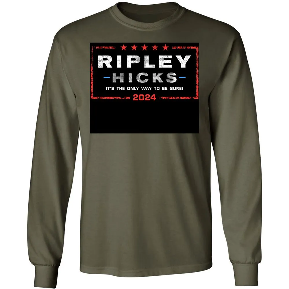 Long Sleeve T-Shirt - 4YYQ8D86 - Military Green - 7