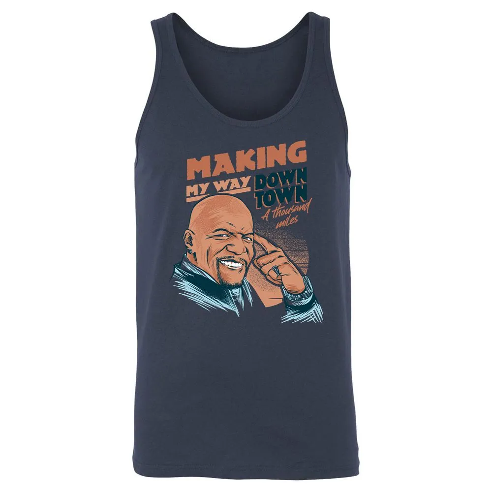 Unisex Jersey Tank - 3SX77QGJ - Navy - 8