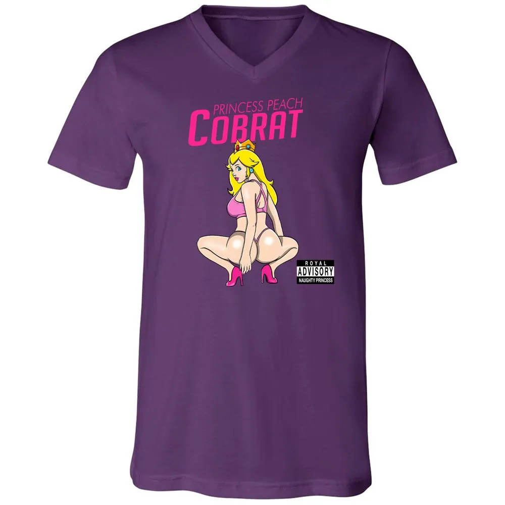 Unisex V-Neck T-Shirt - 4NGPCGCF - Team Purple - 2