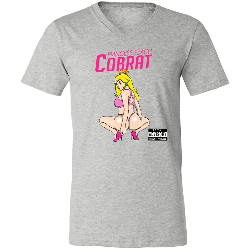 Unisex V-Neck T-Shirt - 4NGPCGCF - Athletic Heather - 7