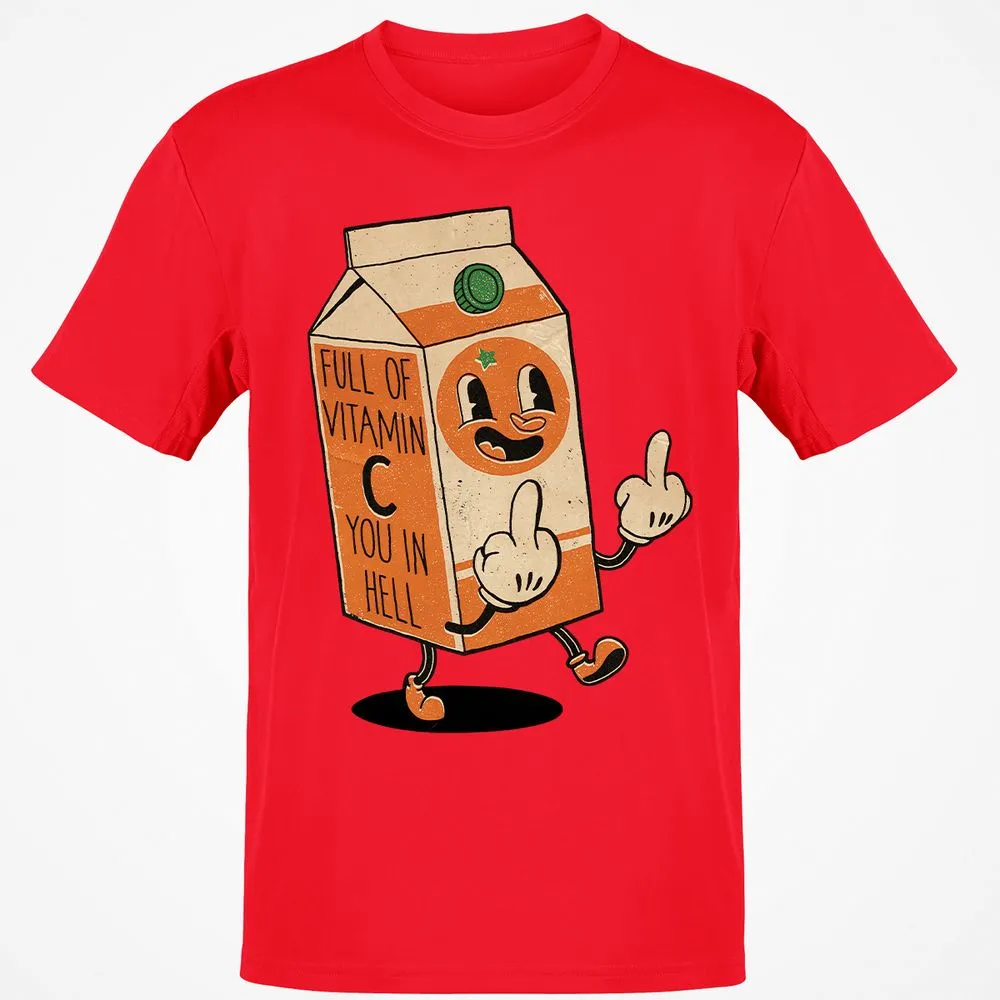 Classic Unisex T-Shirt - T7581QTG - Red - 10
