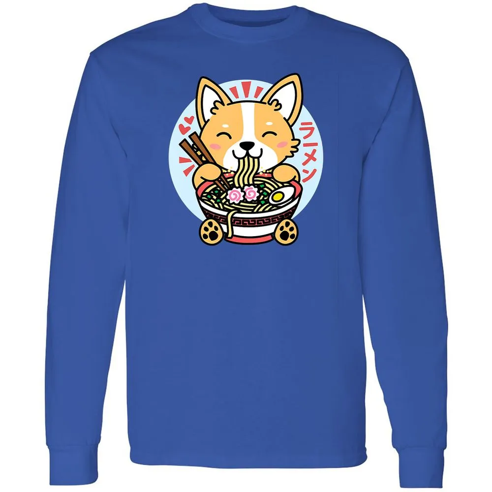 Long Sleeve T-Shirt - 3T7GFJZ7 - Royal - 4