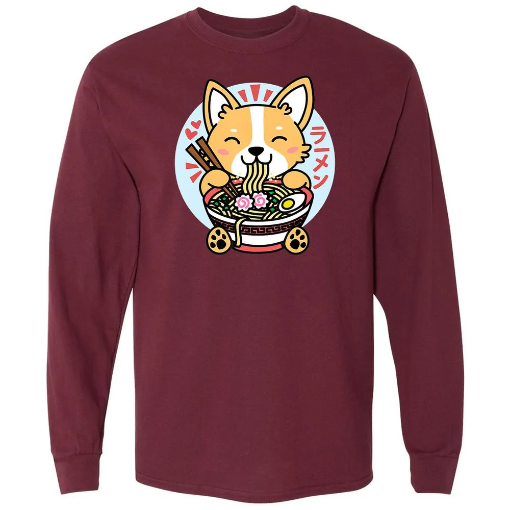 Long Sleeve T-Shirt - 3T7GFJZ7 - Maroon - 11