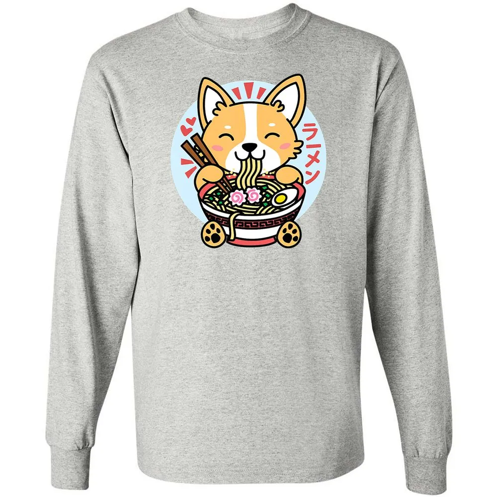 Long Sleeve T-Shirt - 3T7GFJZ7 - Ash - 5