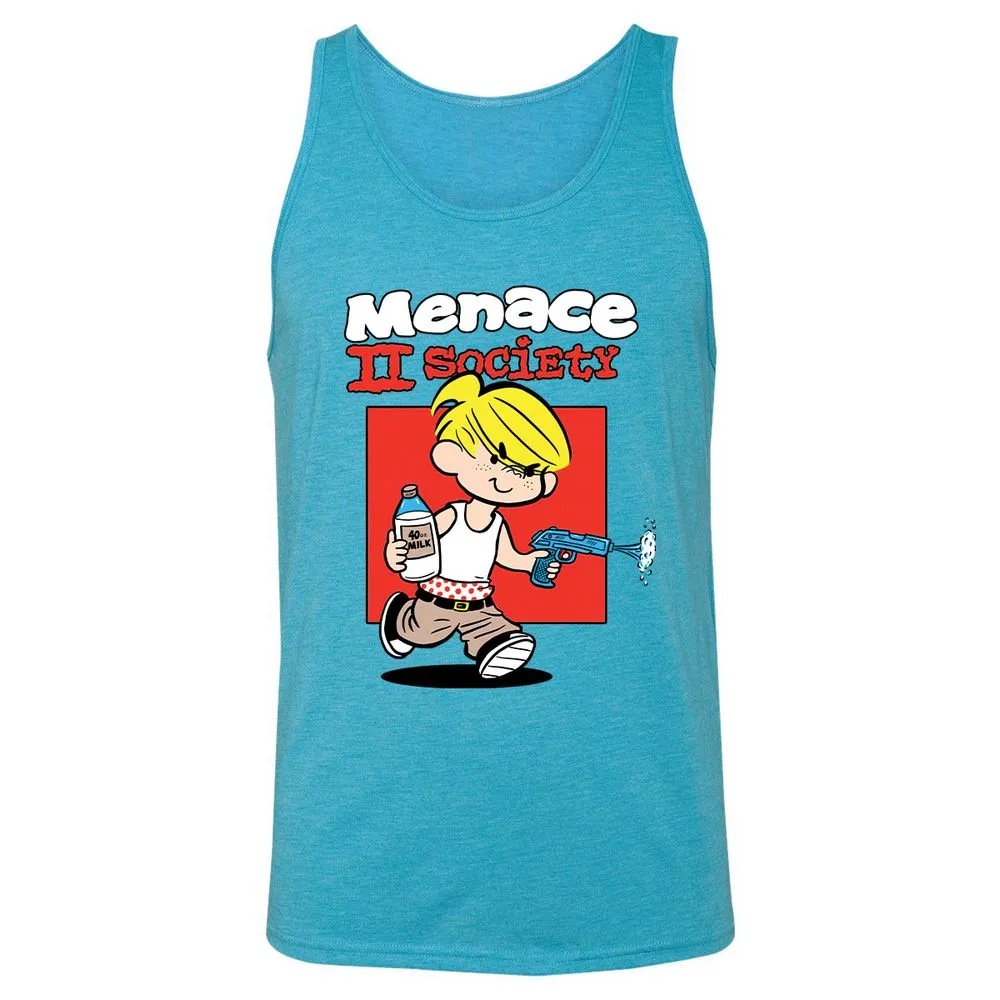 Unisex Jersey Tank - 25PWN4FH - Aqua Triblend - 3
