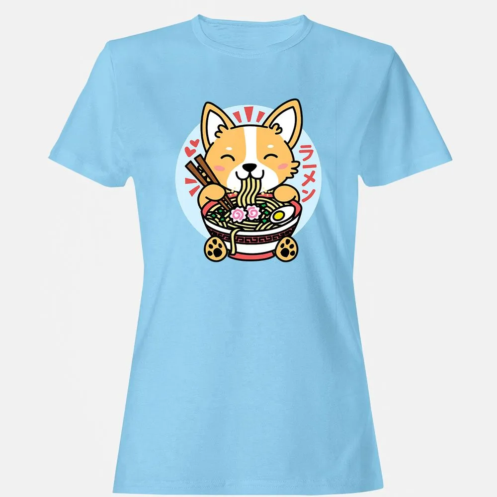 Women's T-Shirt - DL69QTFJ - Light Blue - 8