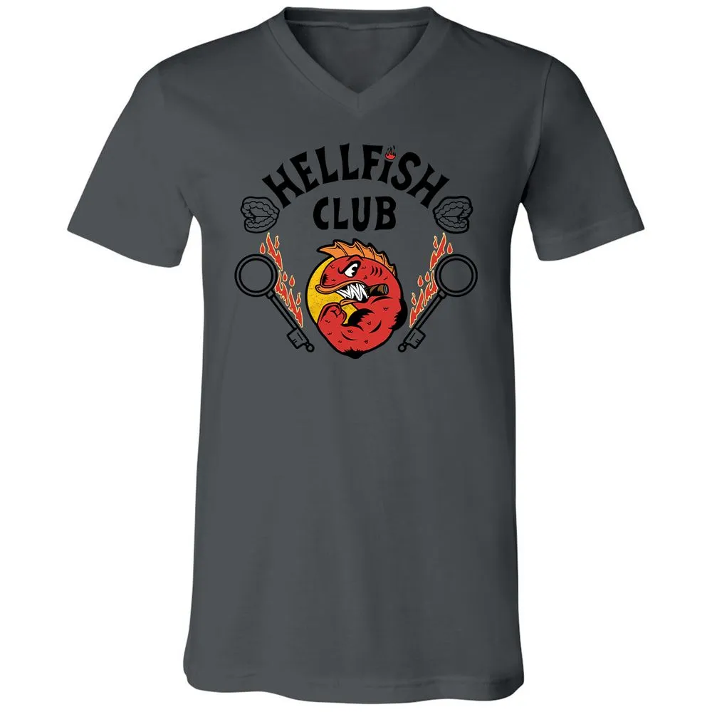 Unisex V-Neck T-Shirt - ASZPRXS8 - Asphalt - 12