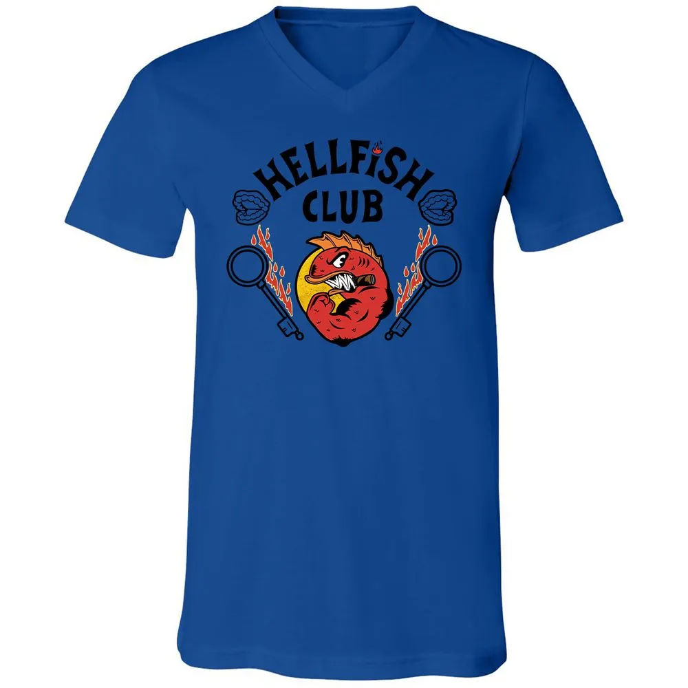 Unisex V-Neck T-Shirt - ASZPRXS8 - True Royal - 4