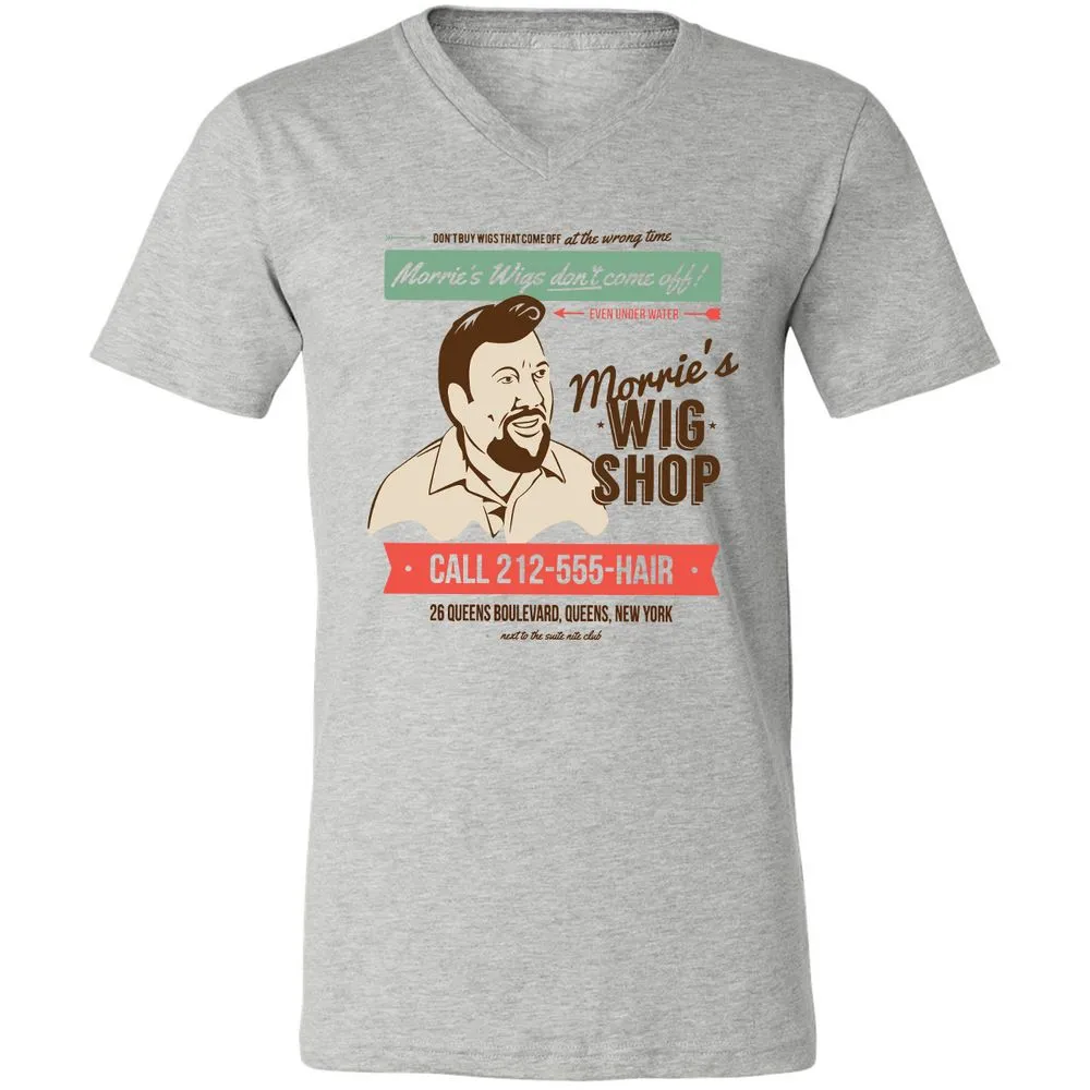 Unisex V-Neck T-Shirt - N8YYW471 - Athletic Heather - 7