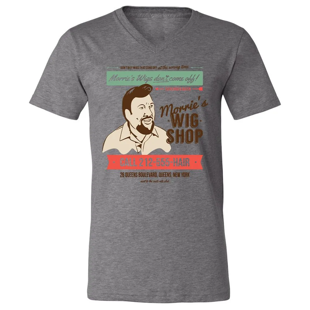Unisex V-Neck T-Shirt - N8YYW471 - Deep Heather - 13