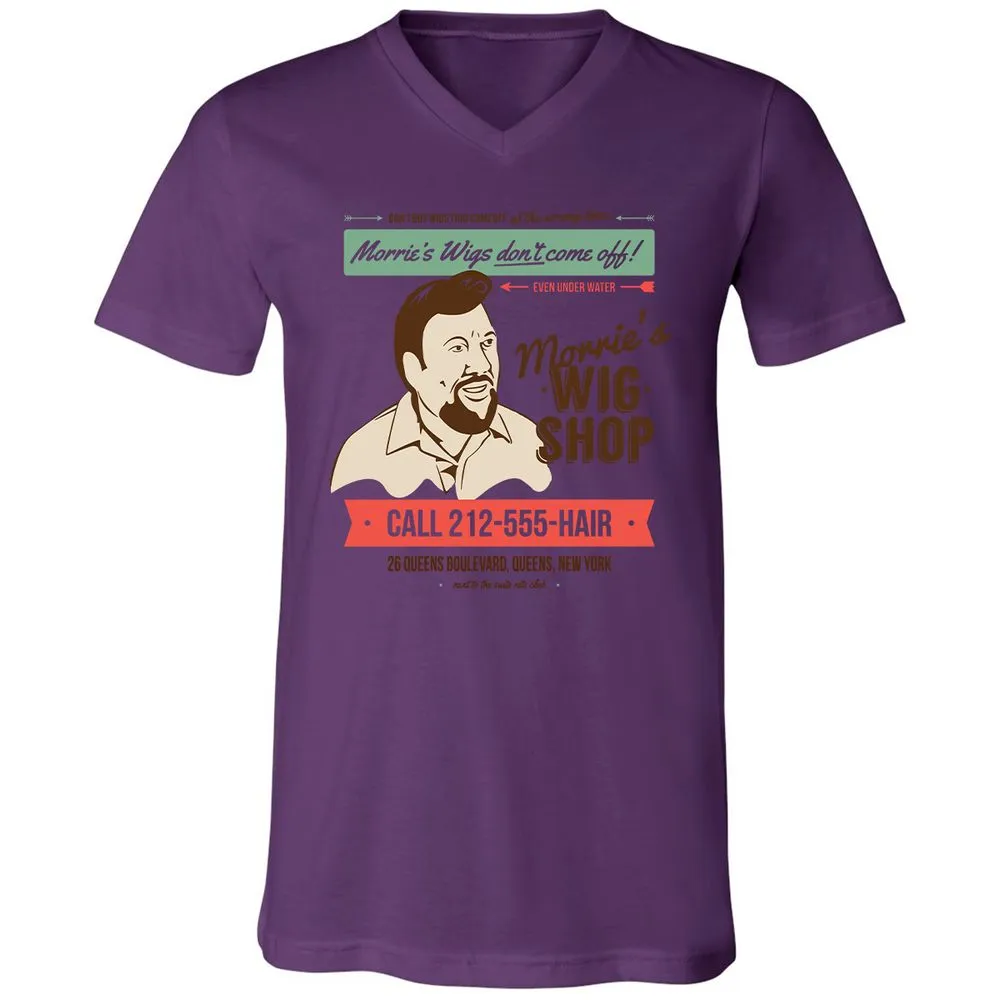 Unisex V-Neck T-Shirt - N8YYW471 - Team Purple - 2