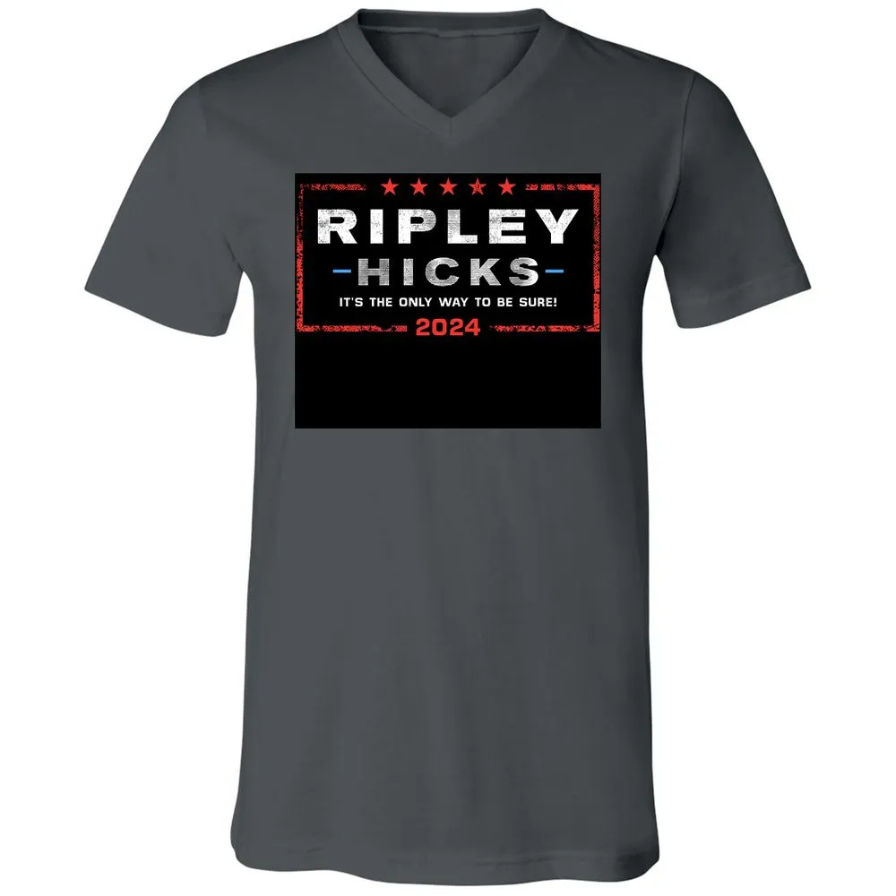 Unisex V-Neck T-Shirt - F7C5NE65 - Asphalt - 12