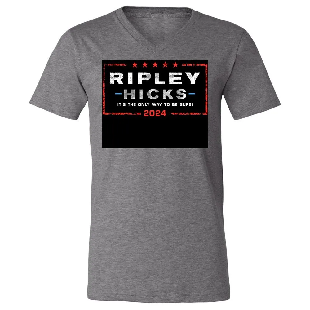 Unisex V-Neck T-Shirt - F7C5NE65 - Deep Heather - 13