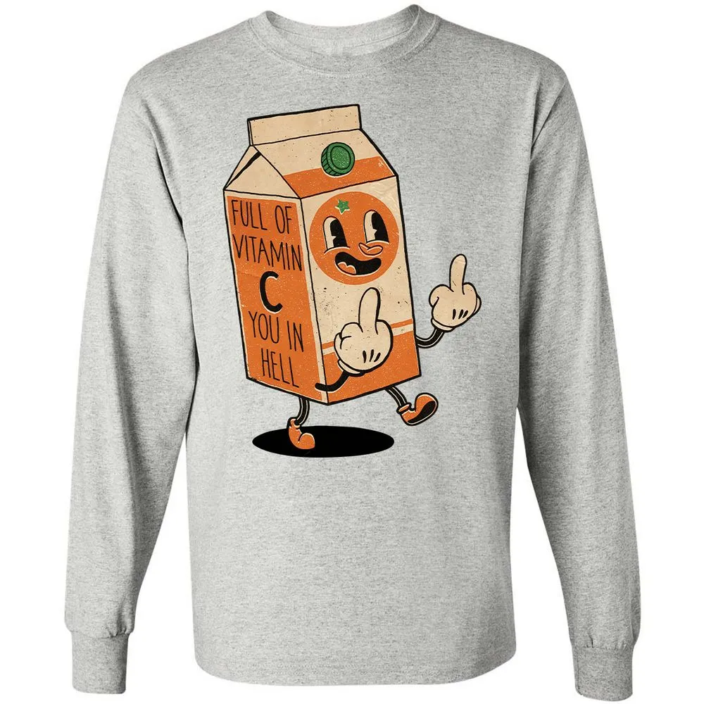 Long Sleeve T-Shirt - 2J2VYYZK - Ash - 5