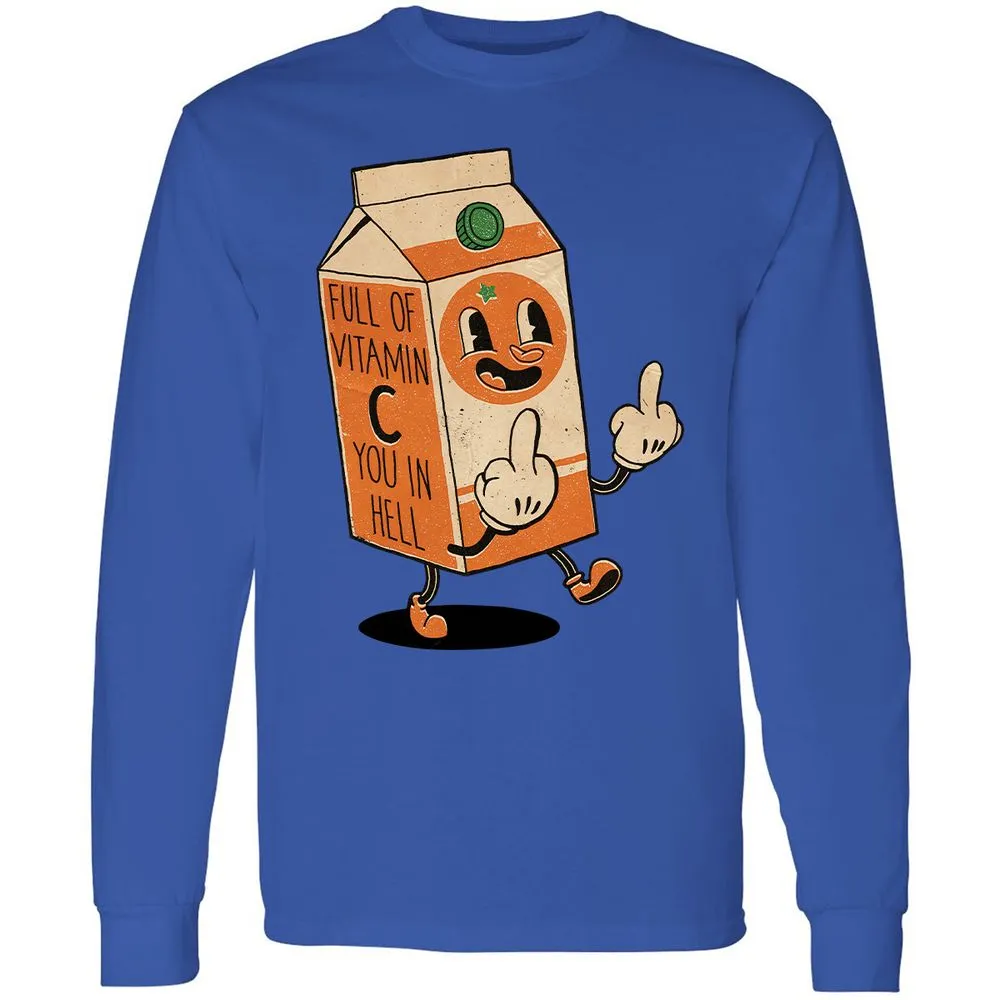 Long Sleeve T-Shirt - 2J2VYYZK - Royal - 4