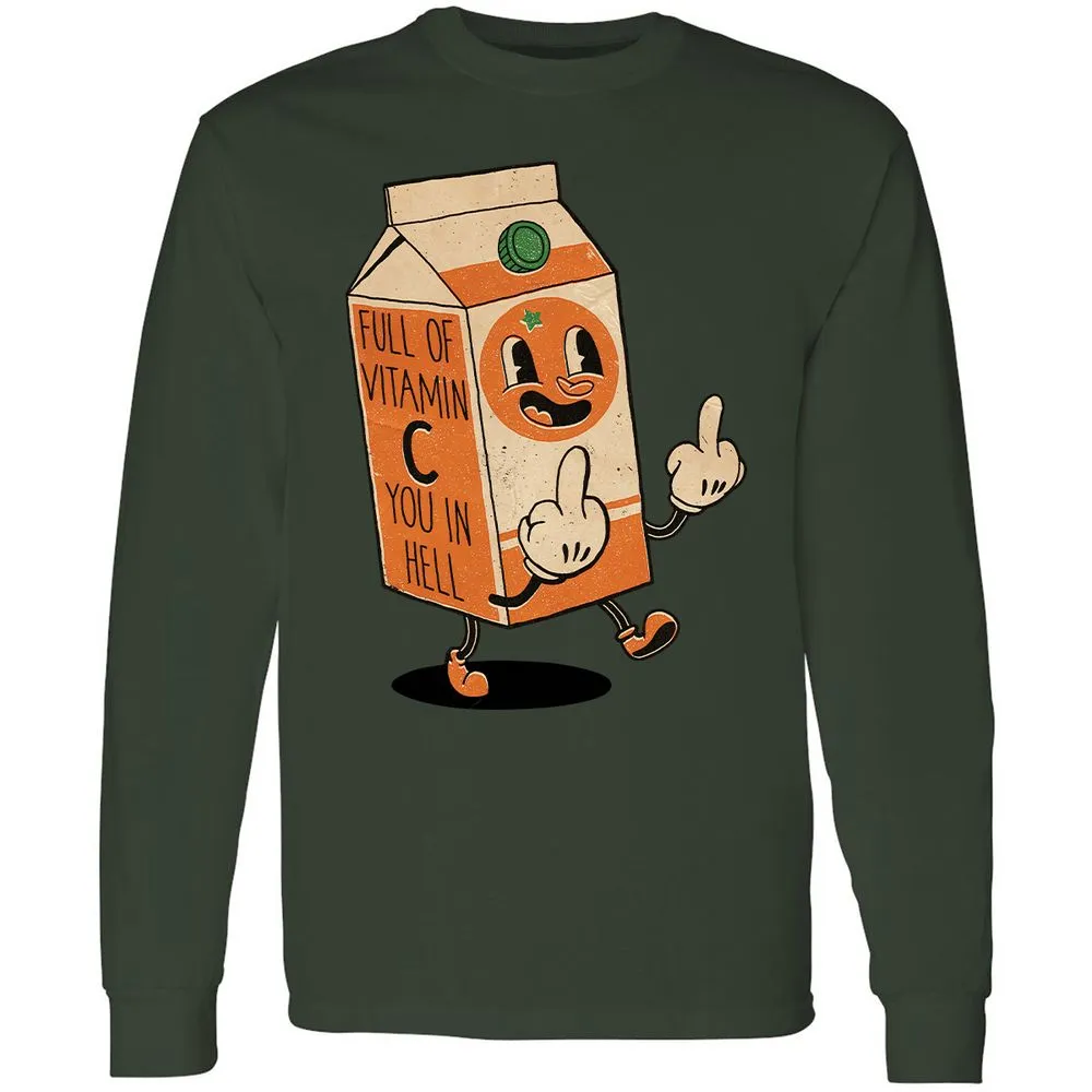Long Sleeve T-Shirt - 2J2VYYZK - Forest Green - 8