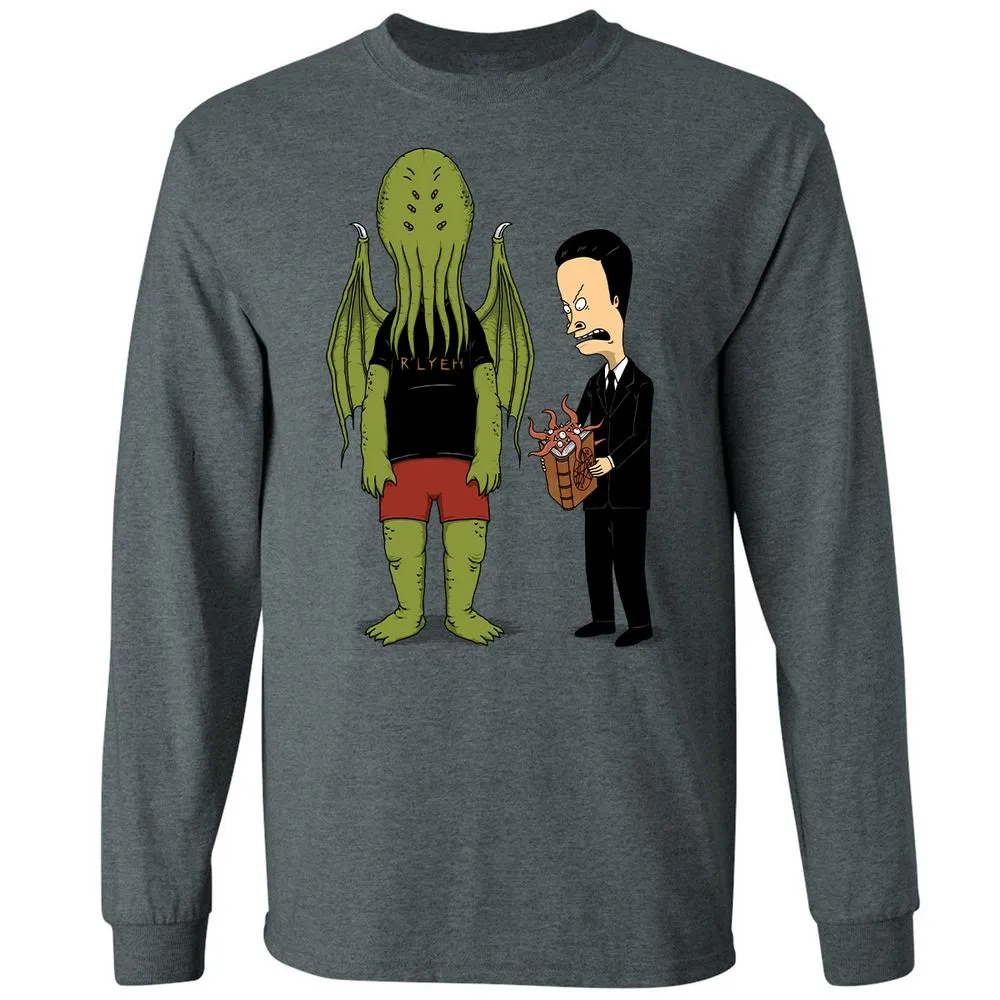 Long Sleeve T-Shirt - 8MC71HMX - Dark Heather - 15