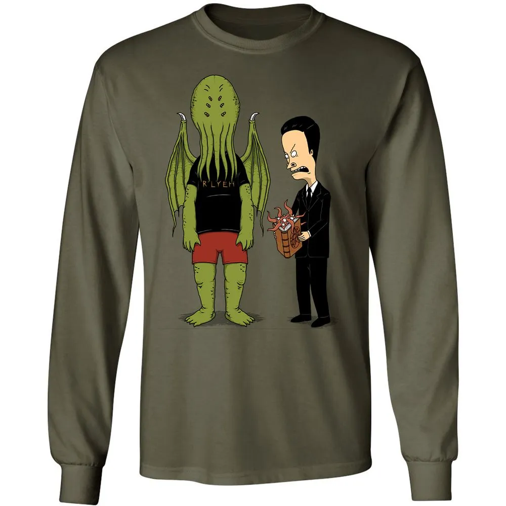 Long Sleeve T-Shirt - 8MC71HMX - Military Green - 7