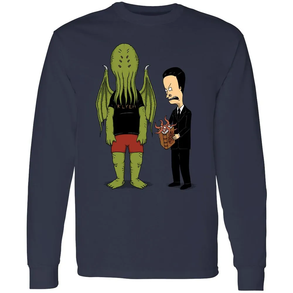 Long Sleeve T-Shirt - 8MC71HMX - Navy - 12
