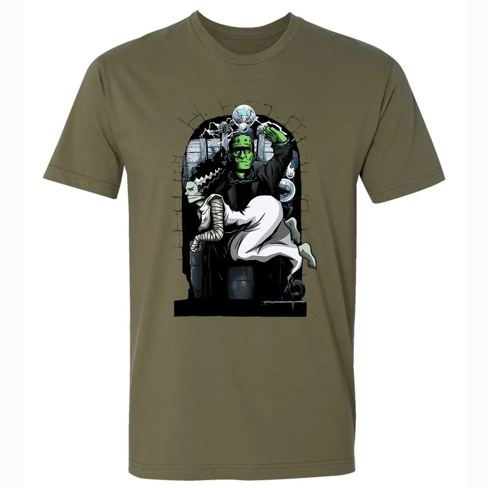 Premium Unisex T-Shirt - 4G5U1WEV - Military Green - 5