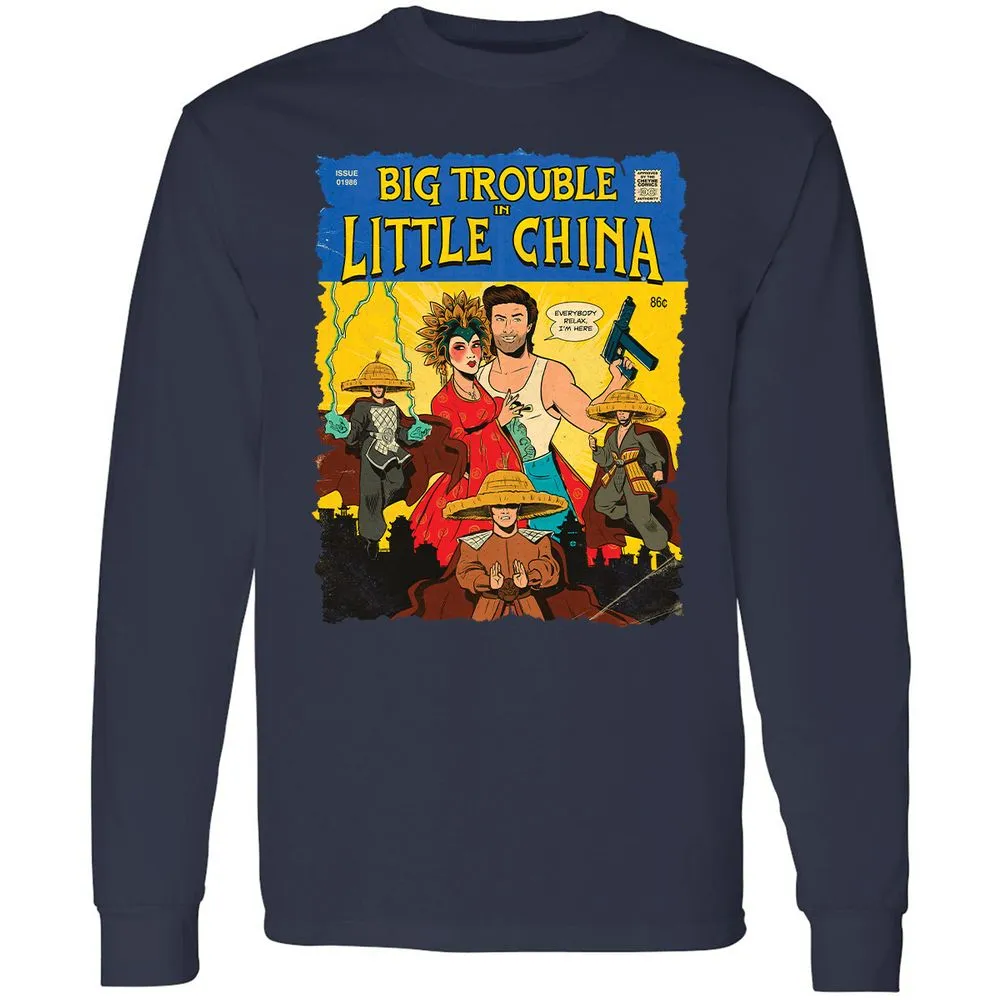Long Sleeve T-Shirt - Z36FREN9 - Navy - 12
