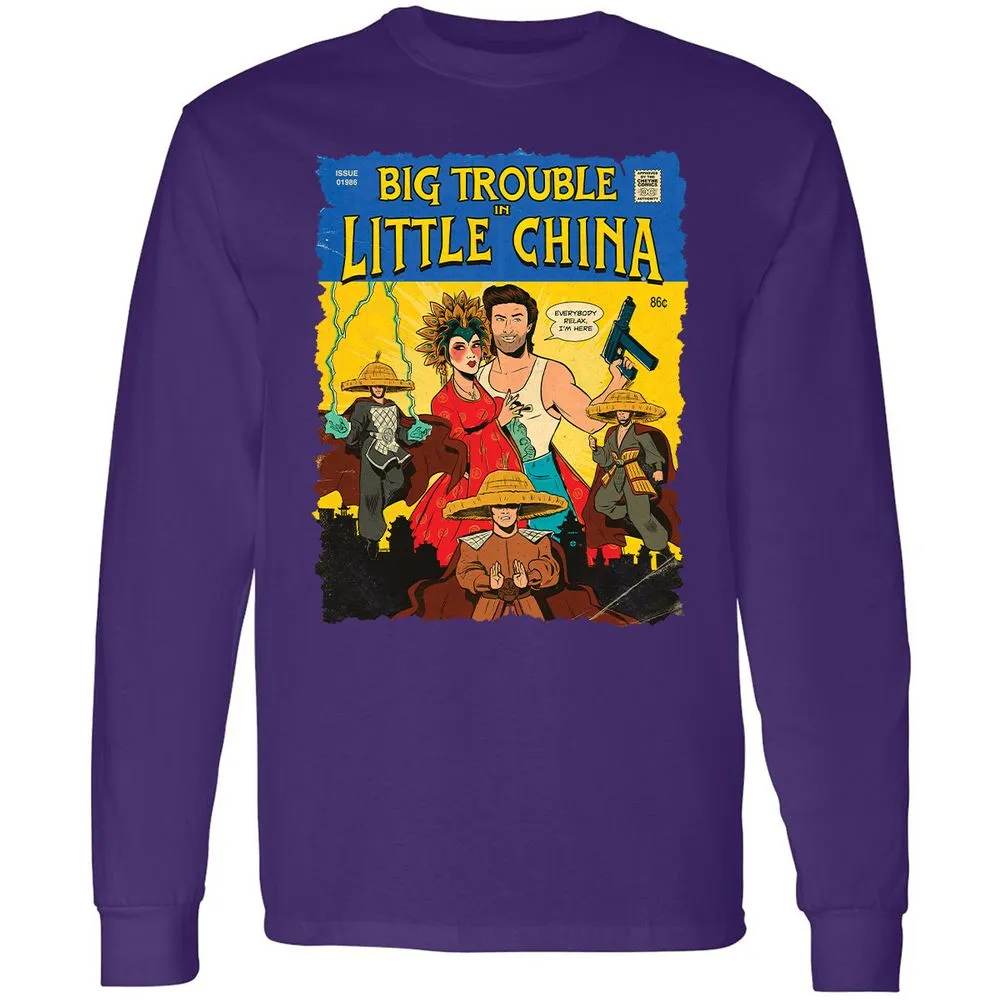 Long Sleeve T-Shirt - Z36FREN9 - Purple - 13