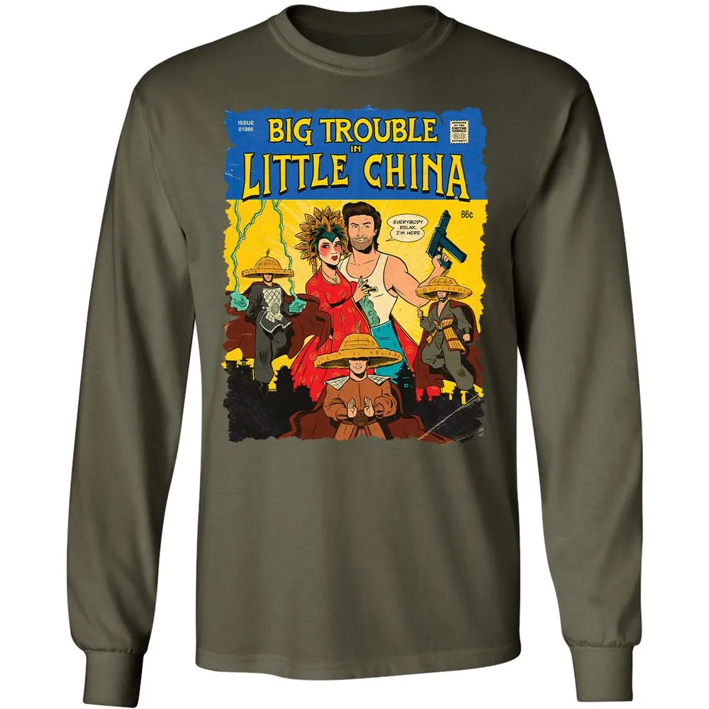 Long Sleeve T-Shirt - Z36FREN9 - Military Green - 7
