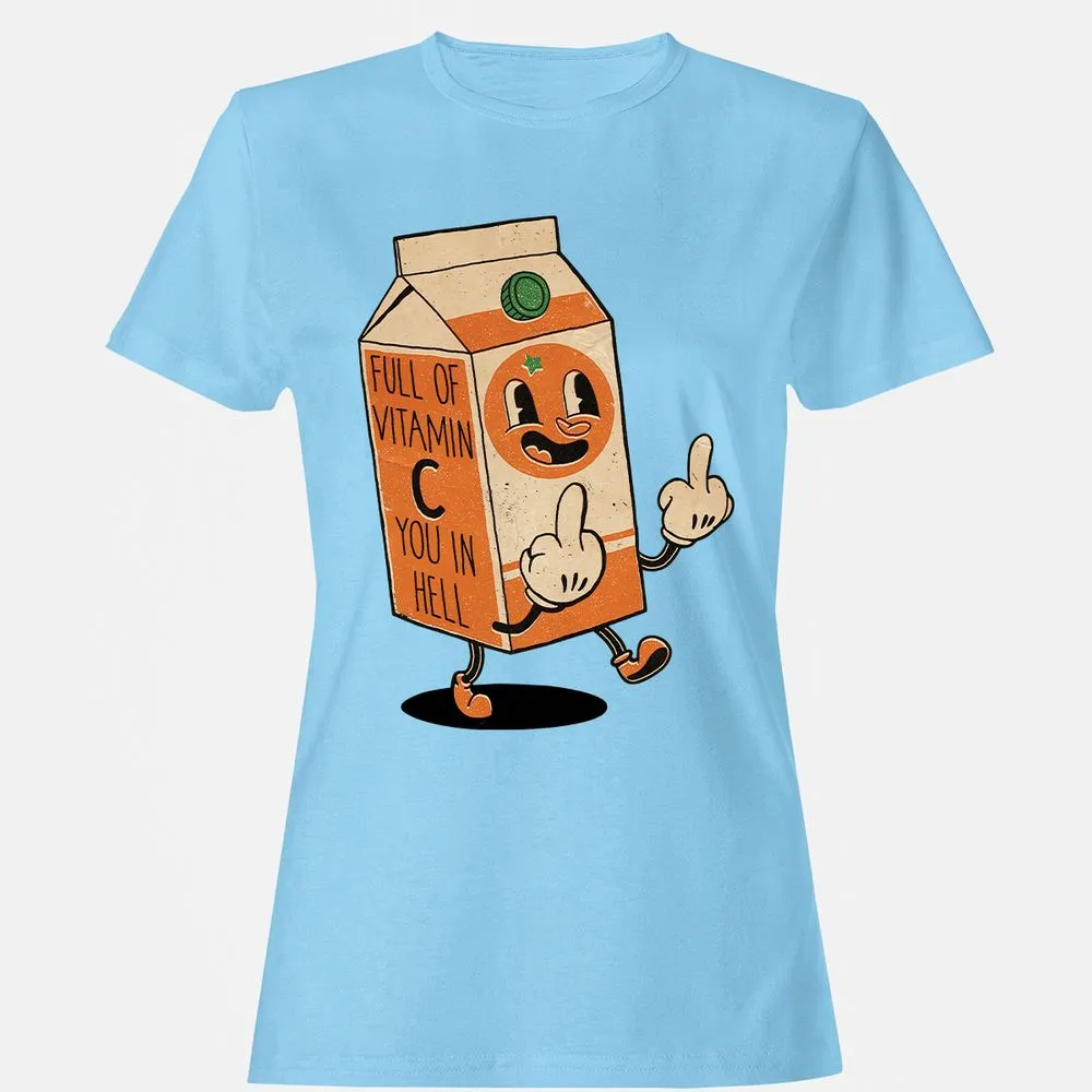 Women's T-Shirt - HJGXE73T - Light Blue - 8