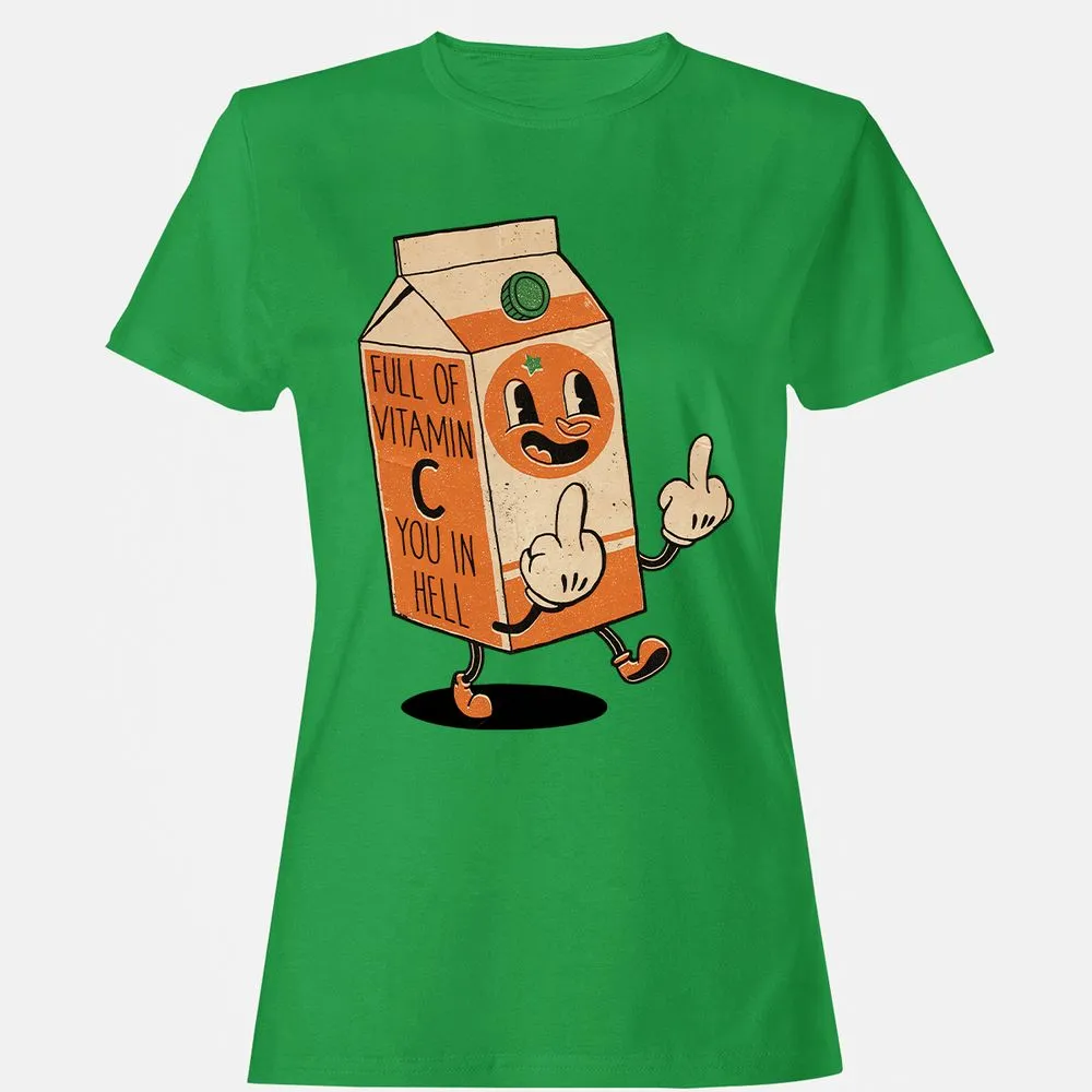 Women's T-Shirt - HJGXE73T - Irish Green - 7