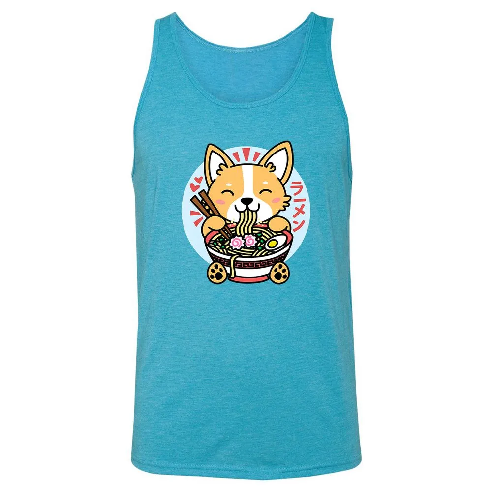 Unisex Jersey Tank - WSKQQU7X - Aqua Triblend - 3