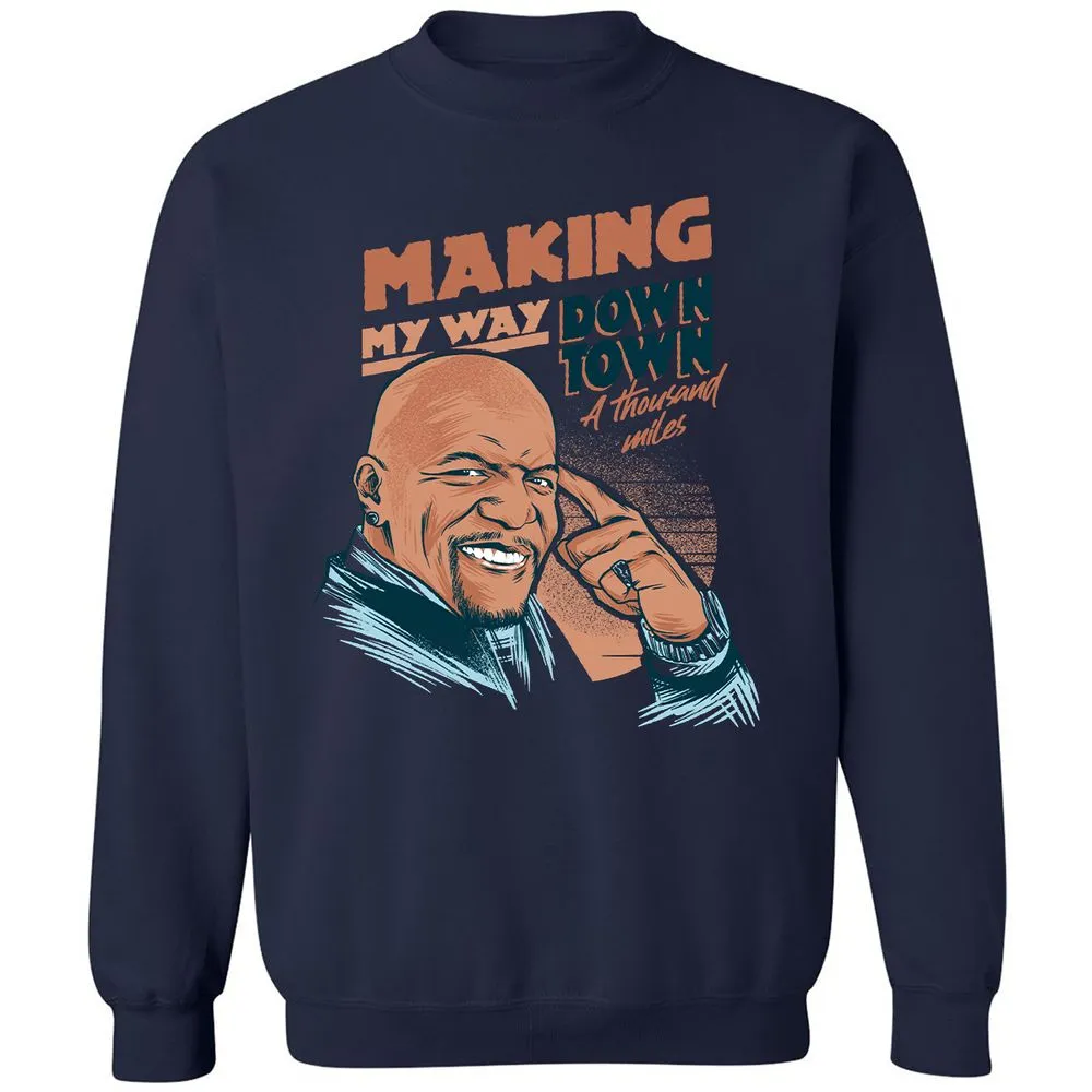 Classic Unisex Sweatshirt - S8Y8WC5B - Navy - 8