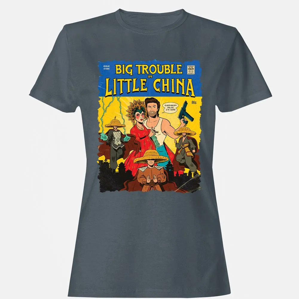 Women's T-Shirt - HUZ89R6X - Charcoal - 3