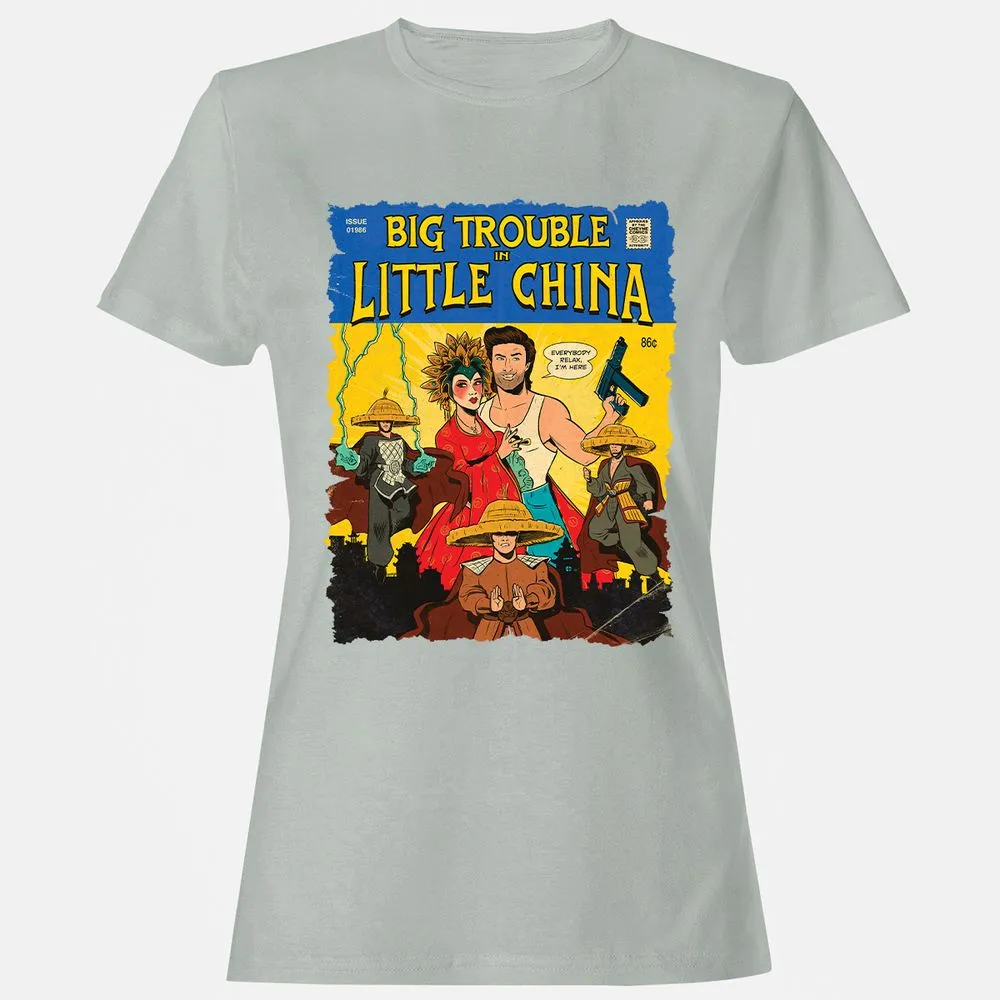 Women's T-Shirt - HUZ89R6X - Ash - 2