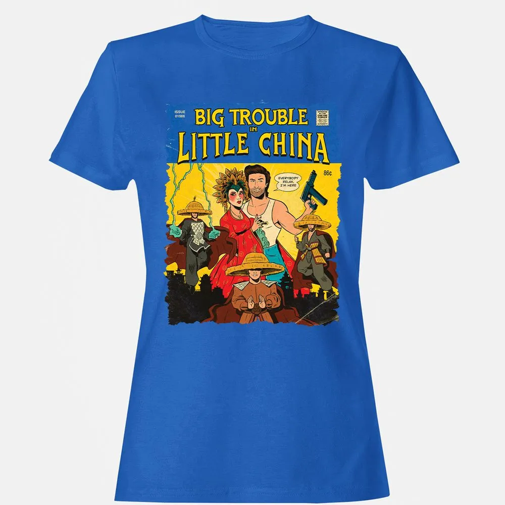 Women's T-Shirt - HUZ89R6X - Royal - 14