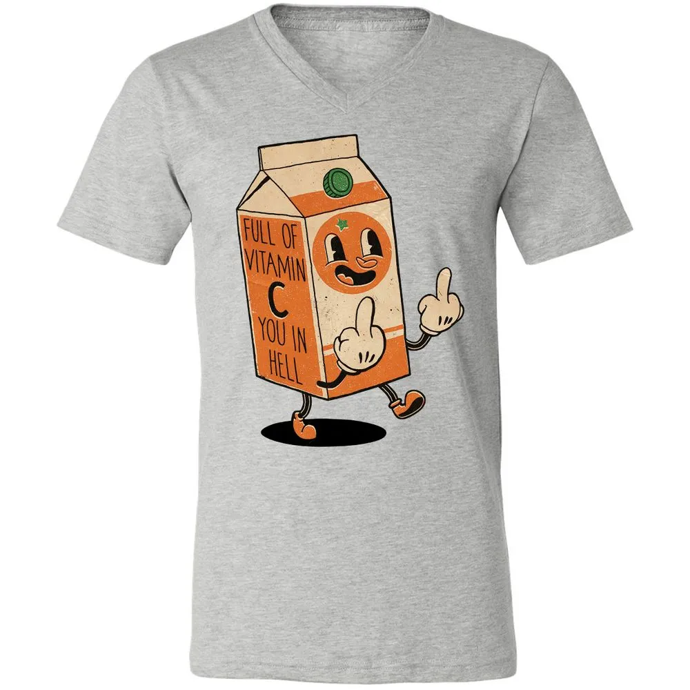 Unisex V-Neck T-Shirt - WPVLZNC8 - Athletic Heather - 7