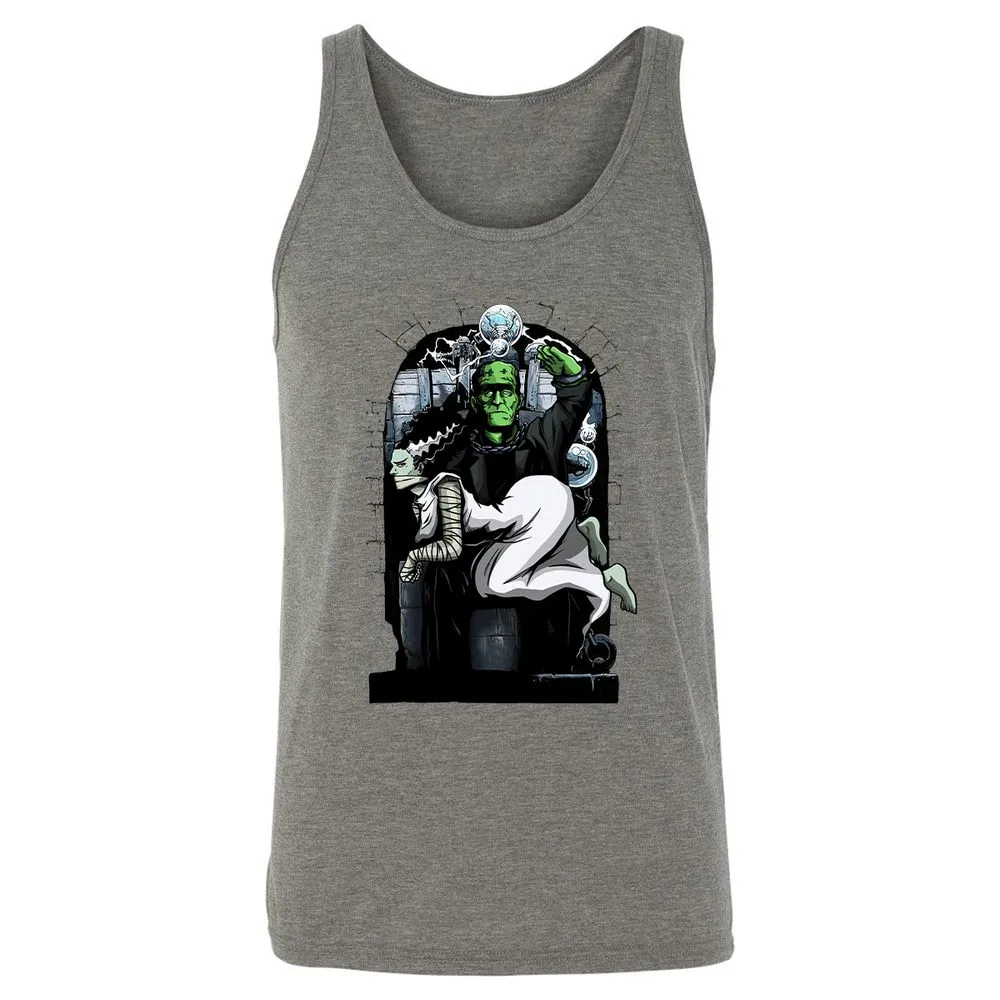 Unisex Jersey Tank - BWQ8RSQ1 - Grey Triblend - 2