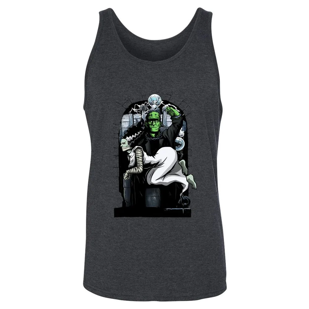 Unisex Jersey Tank - BWQ8RSQ1 - Dark Grey Heather - 6