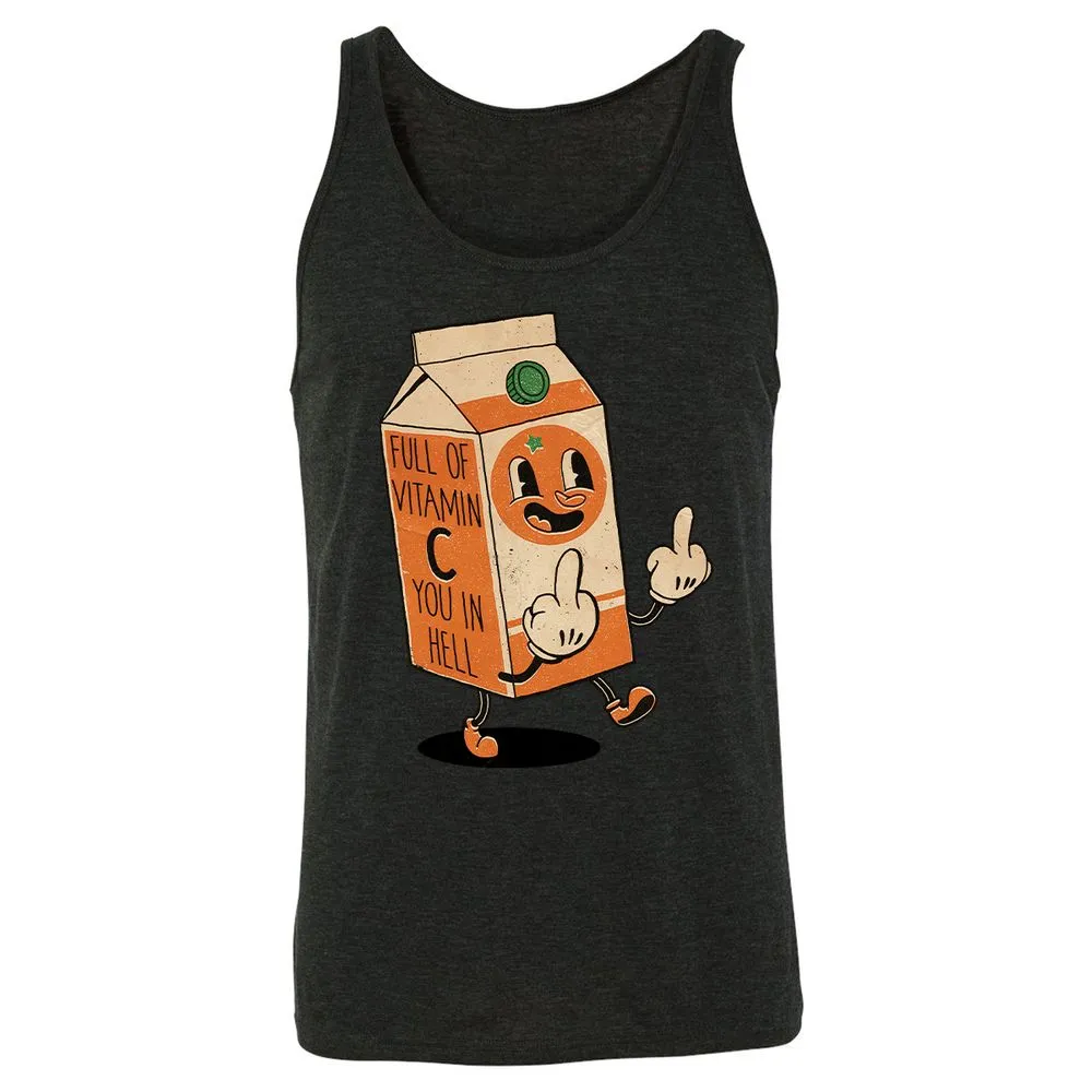 Unisex Jersey Tank - Z957S1J9 - Charcoal Black Triblend - 5