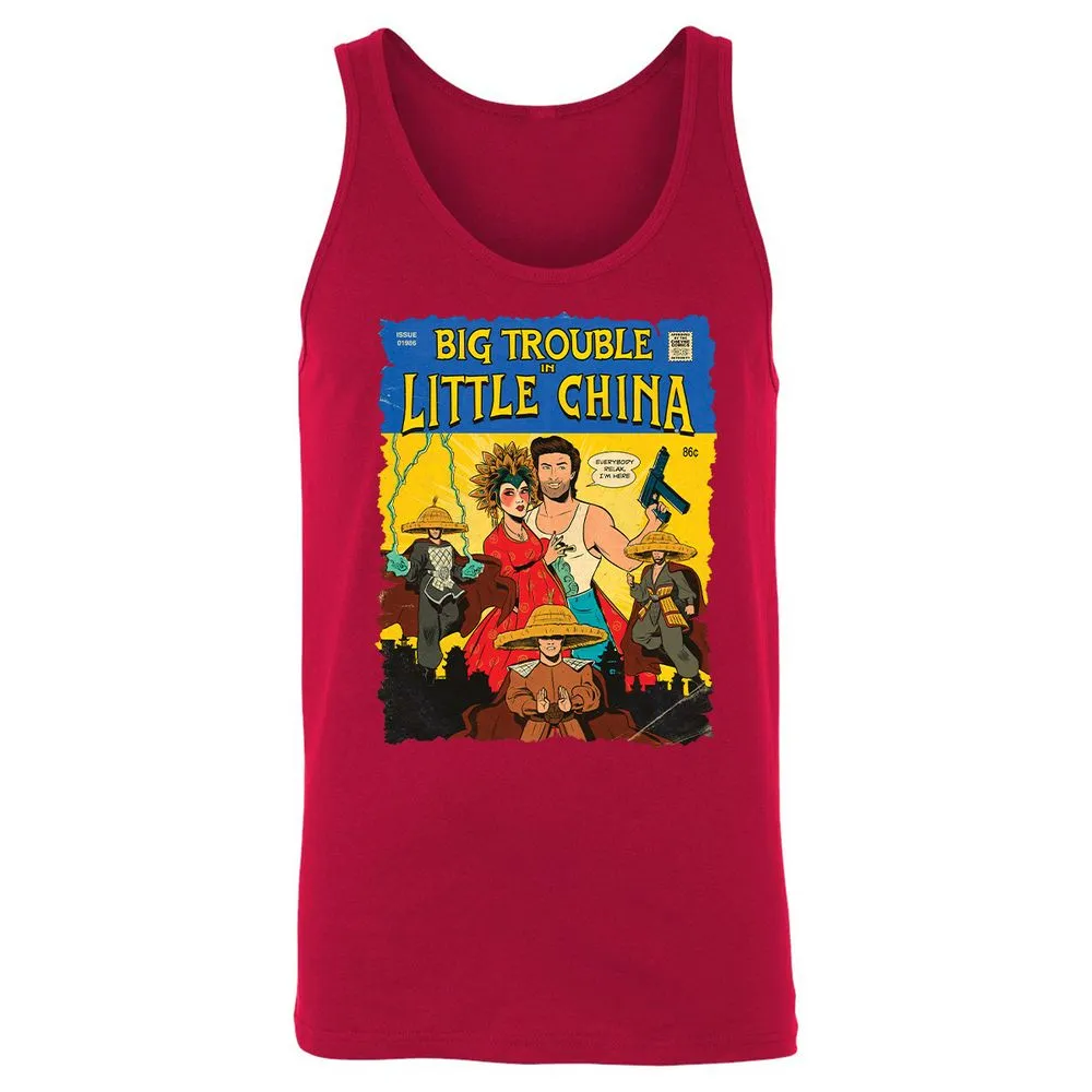 Unisex Jersey Tank - NS8L596E - Red - 11