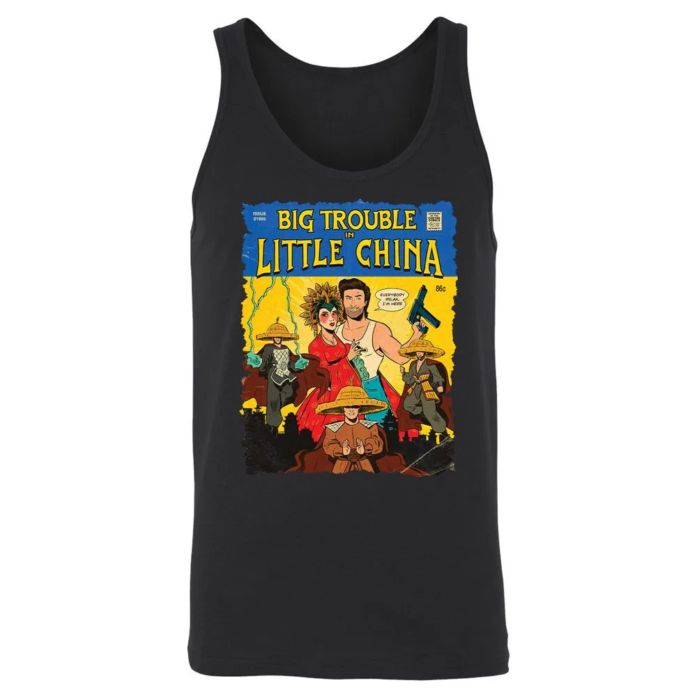 Unisex Jersey Tank - NS8L596E - Black - 14