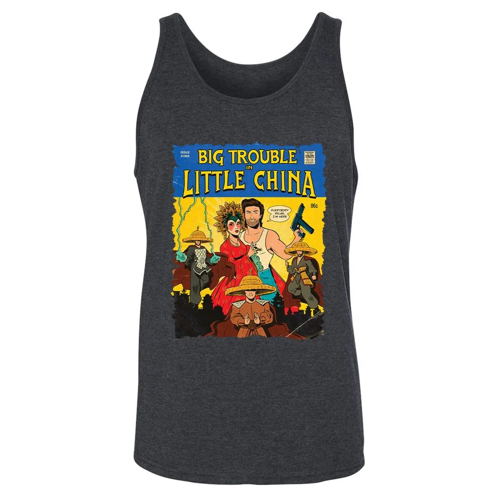Unisex Jersey Tank - NS8L596E - Dark Grey Heather - 6