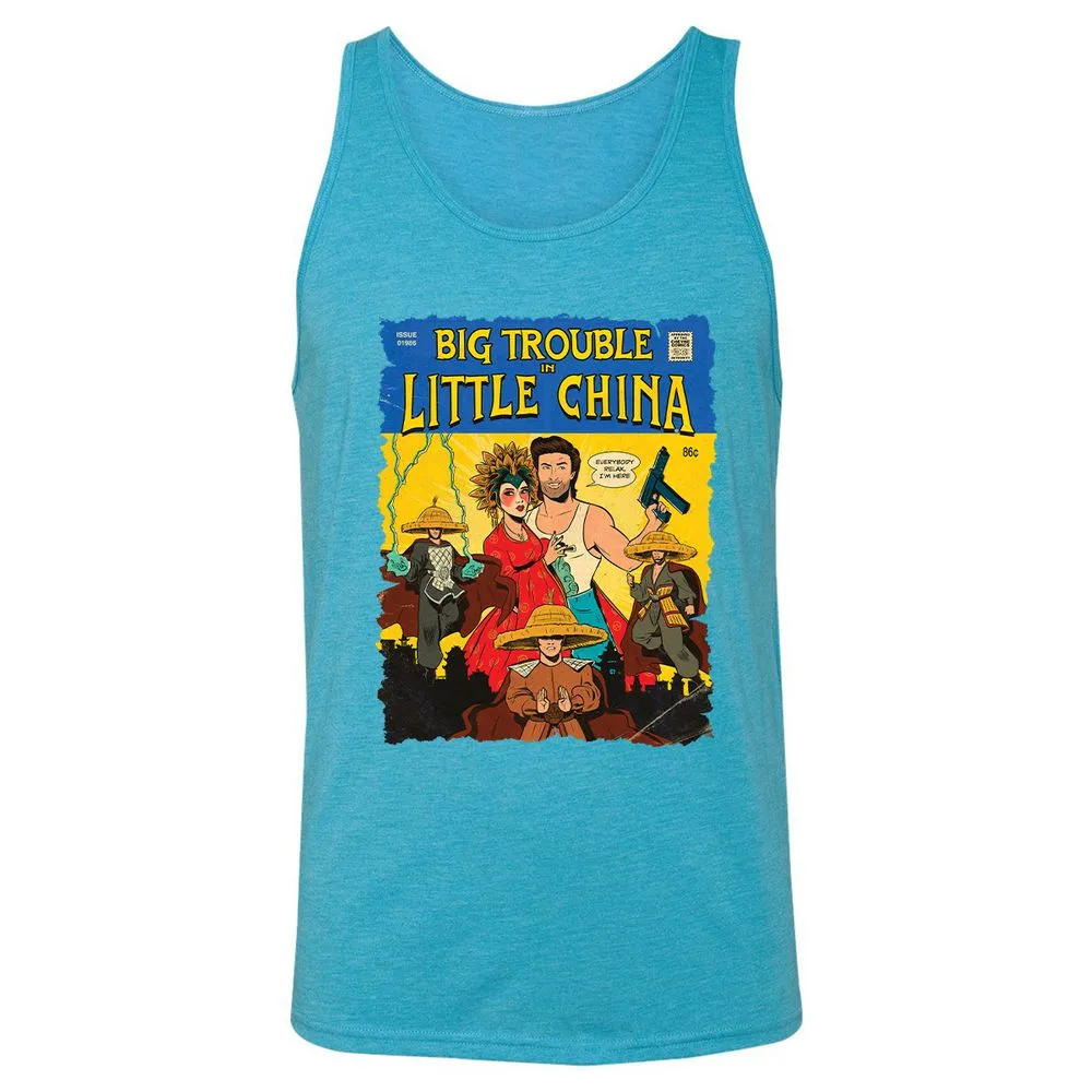 Unisex Jersey Tank - NS8L596E - Aqua Triblend - 3