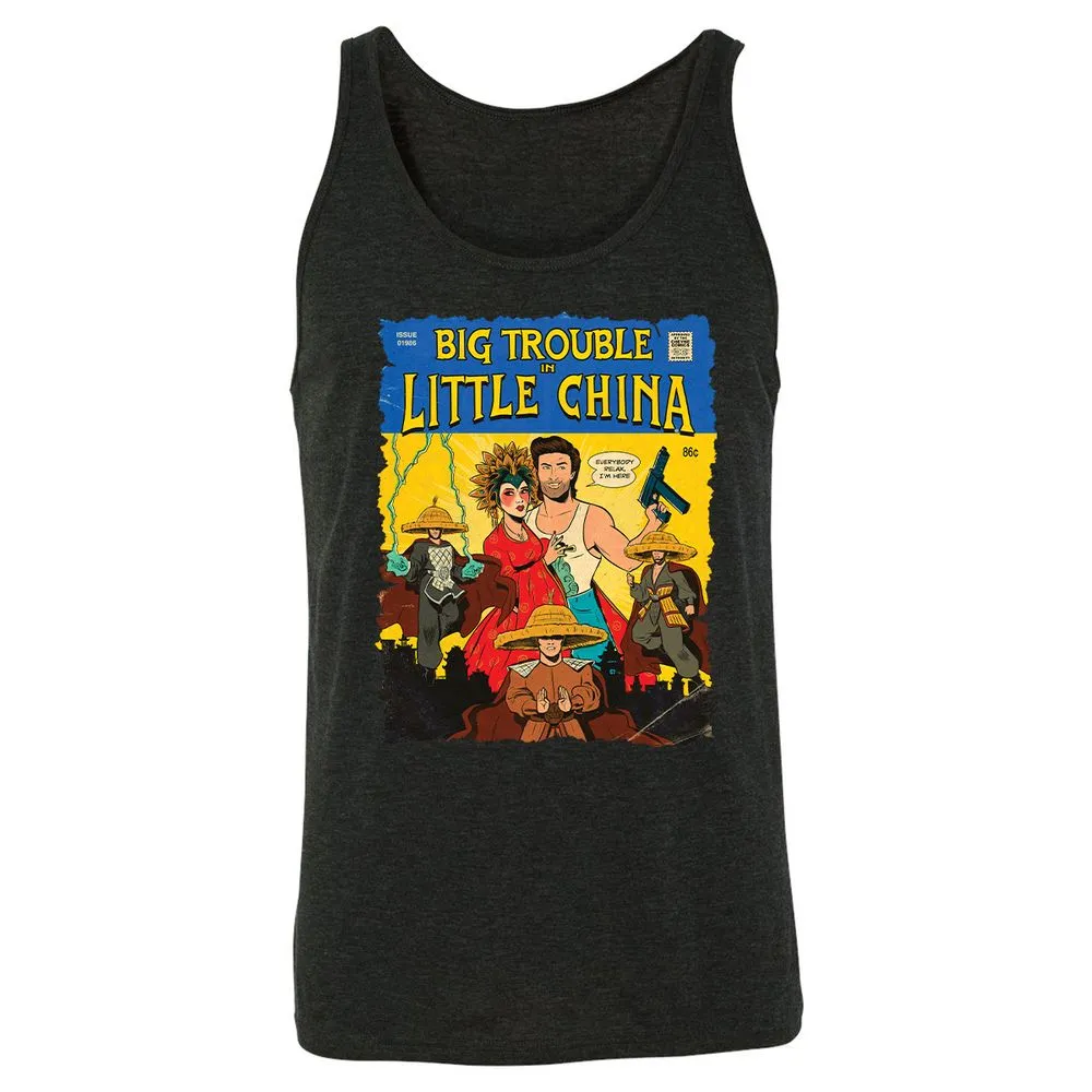 Unisex Jersey Tank - NS8L596E - Charcoal Black Triblend - 5