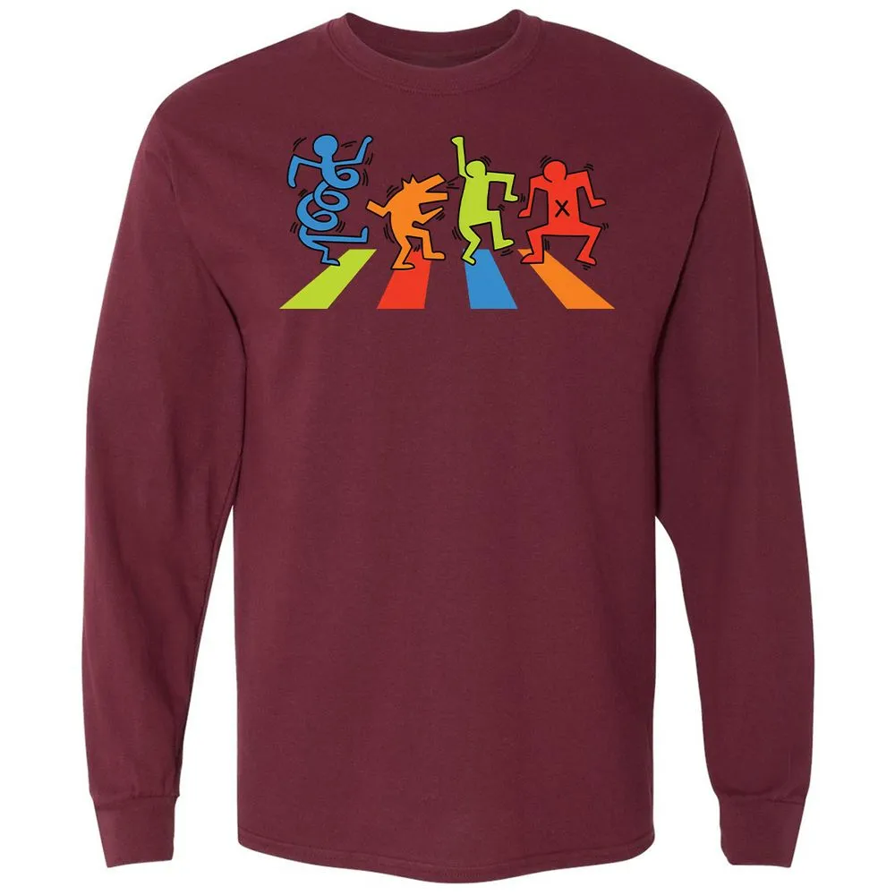 Long Sleeve T-Shirt - 8F98W92E - Maroon - 11
