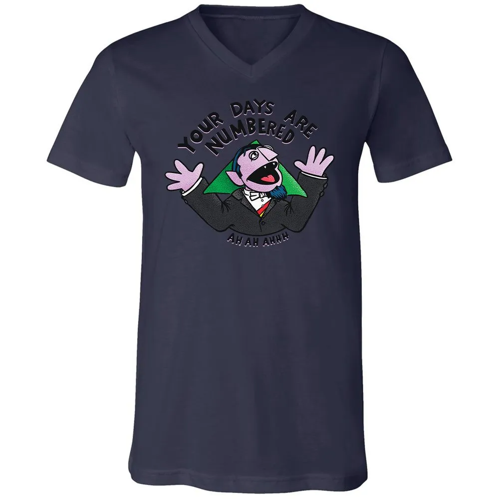 Unisex V-Neck T-Shirt - GC3J2AXV - Navy - 9