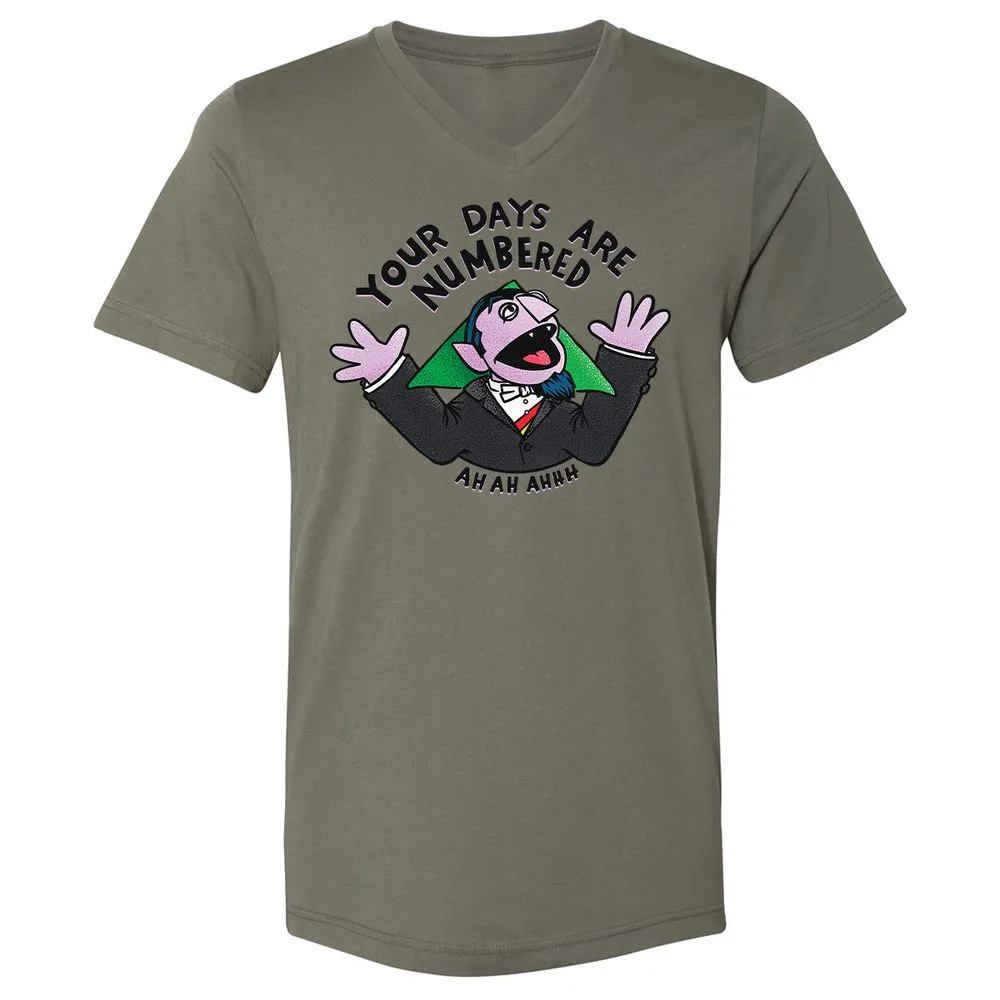 Unisex V-Neck T-Shirt - GC3J2AXV - Military Green - 10