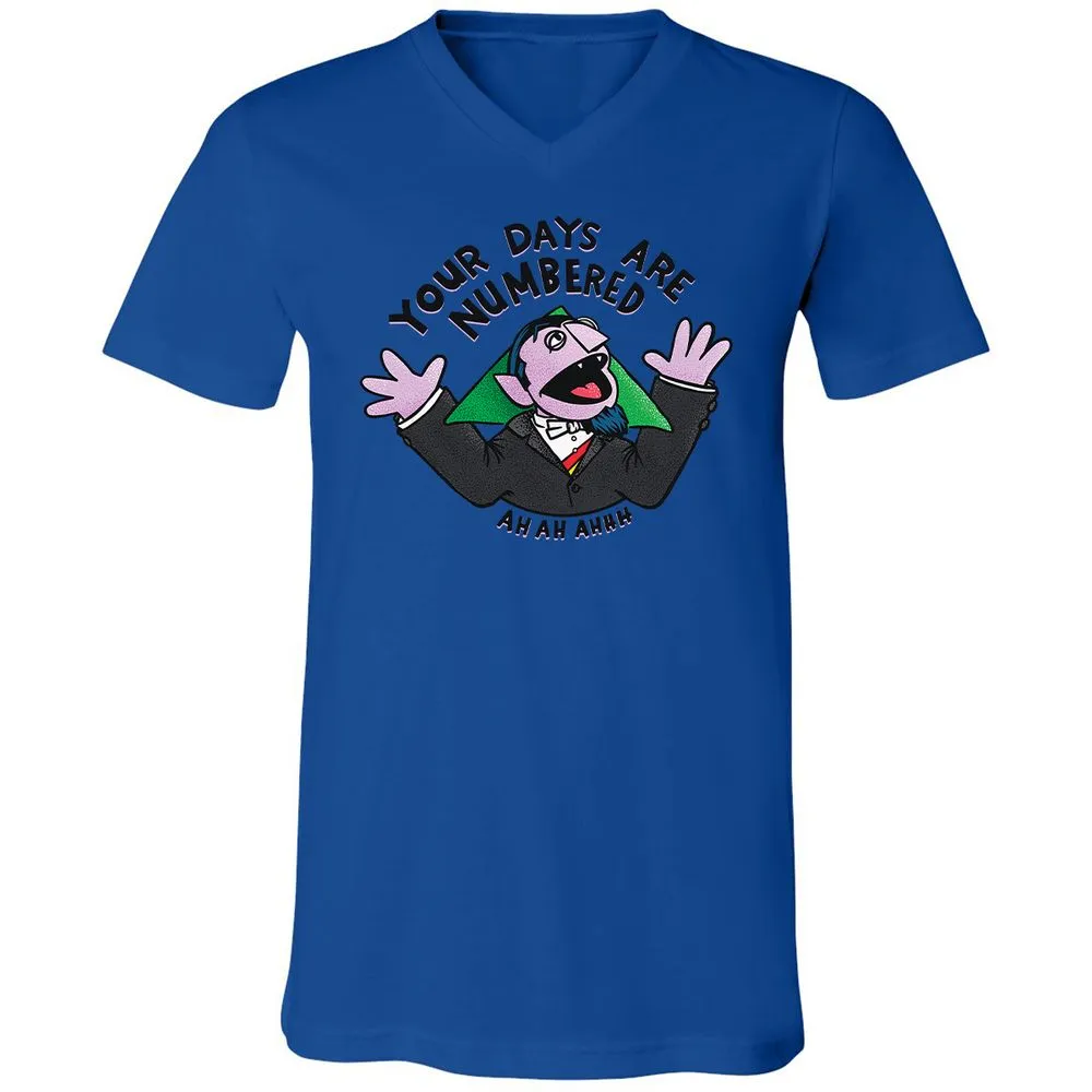 Unisex V-Neck T-Shirt - GC3J2AXV - True Royal - 4