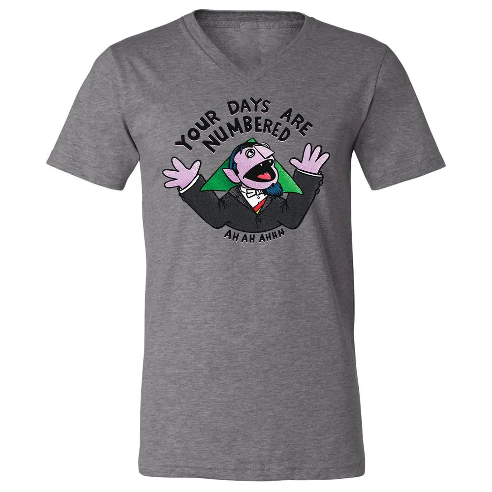 Unisex V-Neck T-Shirt - GC3J2AXV - Deep Heather - 13