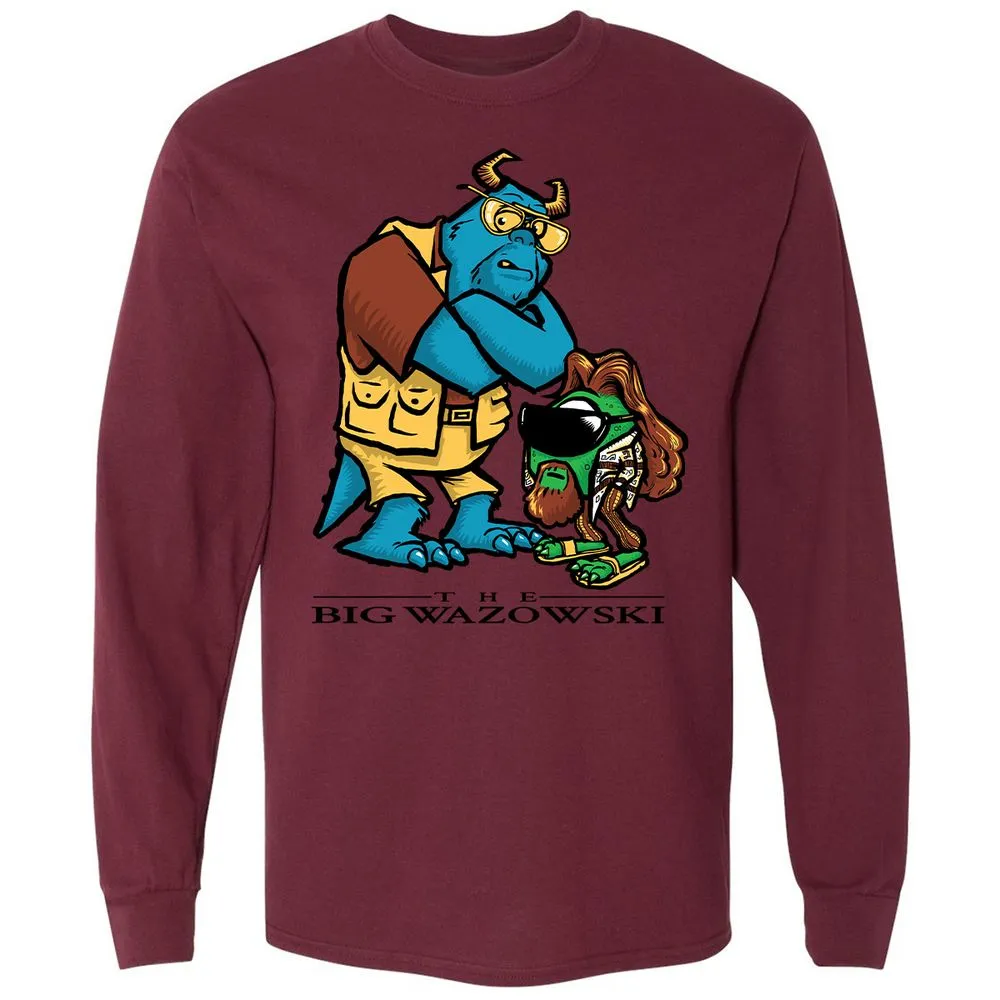 Long Sleeve T-Shirt - WS1LLF4Y - Maroon - 11
